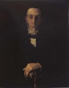 Wilhelm Leibl Portrait of Burgermeister Klein oil painting
